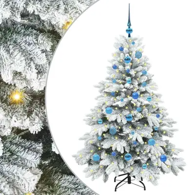 vidaXL Umestno božično drevo med 150 LED Zelena 150 cm PE in PVC