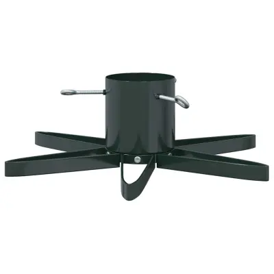 vidaXL Stojalo za božično drevo 1.73 Zelena 49 x 49 x 15.5 cm Jeklo