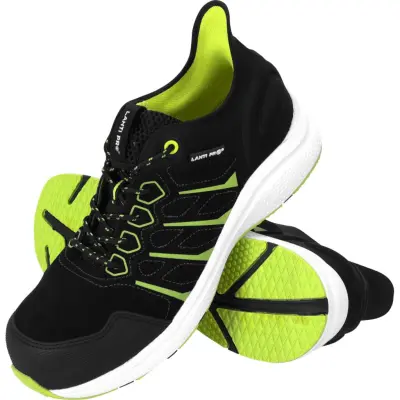 ČEVLJI SEMIŠ ČRNO-ZELENI S KAPICO "45"