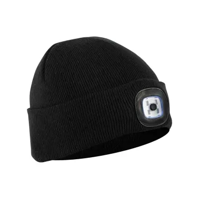 AKRILNA KAPA PODLOŽENA Z LED SVETILKO USB ČRNA