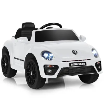 Električni otroški avto Beetle bel
