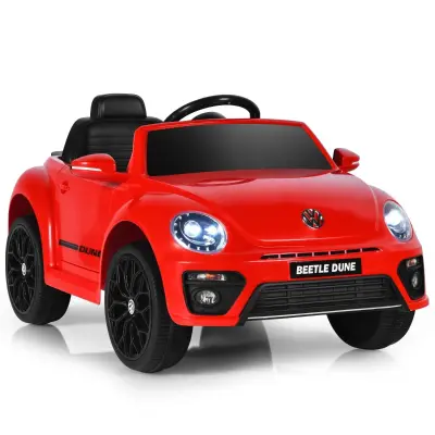 Električni otroški avto Beetle rdeče barve