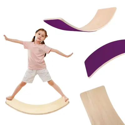 Ravnotežna Deska Lama Max Vijolična s Filcem