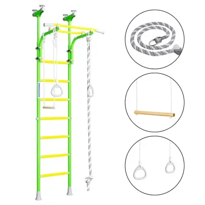 Gimnastična lestev Comet 5 - Svetlo Zelena, Komplet