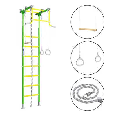 Gimnastična lestev Comet 2 - svetl zelen, 3+ let