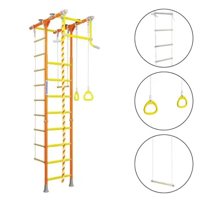 Comet 1 Oranžna Gimnastična Lestev za Odrasle in Otroke