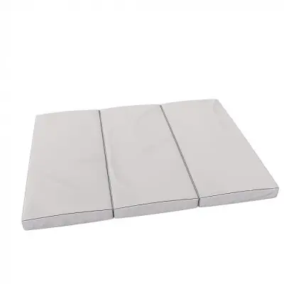 Tridelna gimnastična vzmetnica, 150x100x10, siva