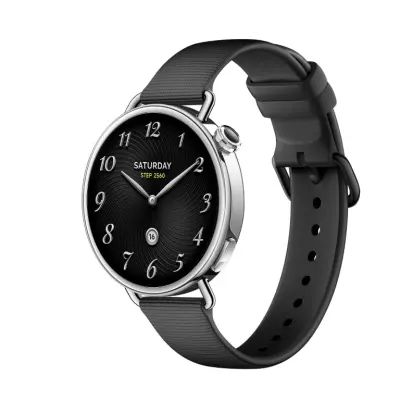 XIAOMI Watch S4 41 mm s pasom iz kavčuka, črna