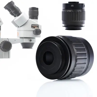 ROSFIX ADAPTER 1X ZA STEREOSKOPSKI MIKROSKOP – NASTAVLJIV, 38 MM/25 MM C-MOUNT | ZA TRINOKULARNE KAMERE