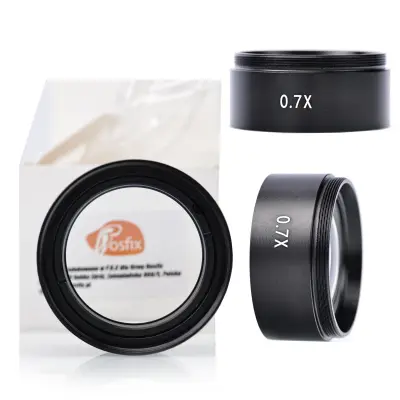 ROSFIX OBJEKTIV 0,7X ZA STEREOSKOPSKI MIKROSKOP – 48 MM NAVOJ, 120 MM DELOVNA RAZDALJA | VISOKA KAKOVOST