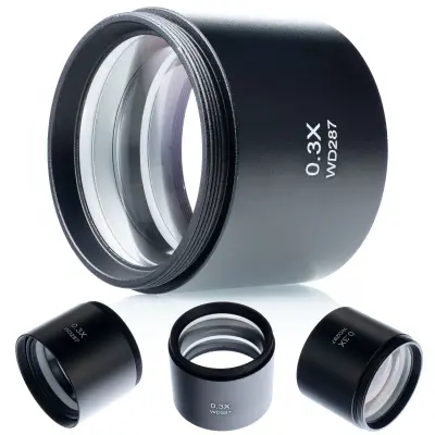 ROSFIX OBJEKTIV 0.3X ZA STEREOSKOPSKI MIKROSKOP – 48 MM NAVOJ, 287 MM RAZDALJA, VISOKA KAKOVOST