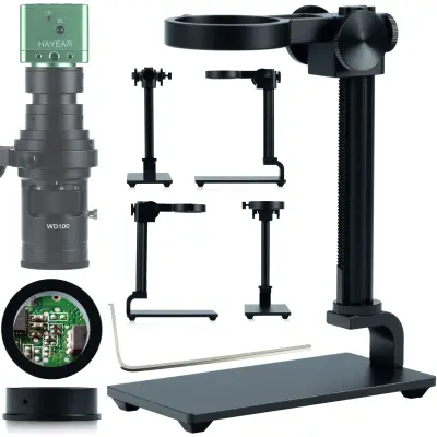 ROSFIX PLATFORMA ZA DIGITALNI MIKROSKOP 35 MM – ALUMINIJASTA OSNOVA, NASTAVLJIV OBROČ | VISOKA STABILNOST