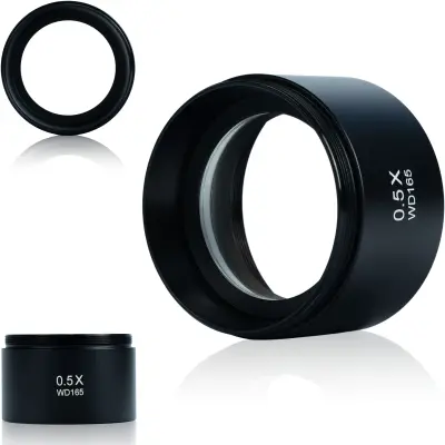 ROSFIX OBJEKTIV ZA STEREOSKOPSKI MIKROSKOP 0,5X – DELOVNA RAZDALJA 165 MM, NAVOJ 48 MM | VISOKA KAKOVOST