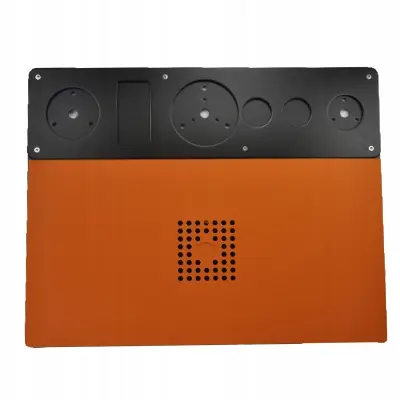 ROSFIX KOVINSKO STOJALO ZA MIKROSKOP 430X336 MM – SILIKONSKA ANTISTATIČNA PODLOGA DO 500 °C | ALUMINIJ, NEDRSEČA, Z VIJAKI | ZA SERVIS ELEKTRONIK