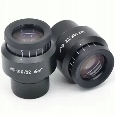 ROSFIX SET OKULARJEV WF10X/22 – ŠIROKOKOTNI OKULARJI ZA MIKROSKOP, 10X POVEČAVA, 30 MM, STEKLENA OPTIKA | ZA TRINO IN BINOKULARNE STEREOMIKROSKOPE