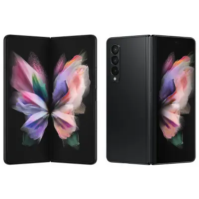 Obnovljeno - znaki rabe - Ecofone Galaxy Z Fold3 5G crn 512 GB 12 GB ram