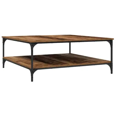 vidaXL Klubska miza Star les 100 x 100 x 40 cm Konstruiran les