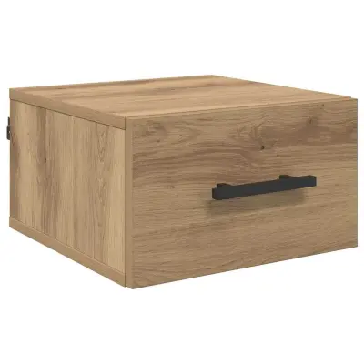 vidaXL Nočna omarica artisan hrast 35 x 35 x 20 cm Konstruiran les