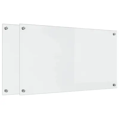 vidaXL Zaščita za kuhinjo Transparentno 90 x 50 x 0.8 cm