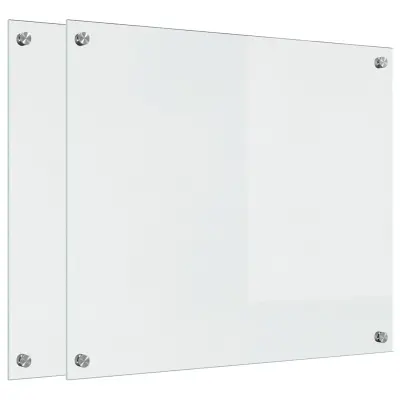 vidaXL Zaščita za kuhinjo Transparentno 70 x 60 x 0.8 cm