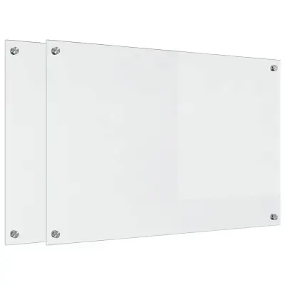 vidaXL Zaščita za kuhinjo Transparentno 90 x 60 x 0.8 cm