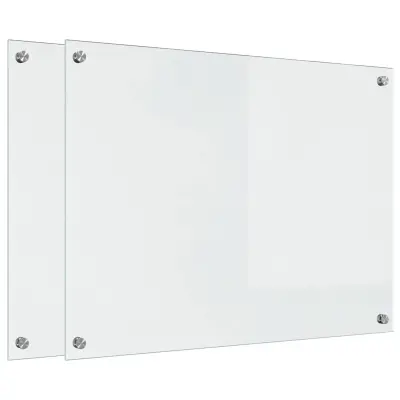 vidaXL Zaščita za kuhinjo Transparentno 80 x 60 x 0.8 cm