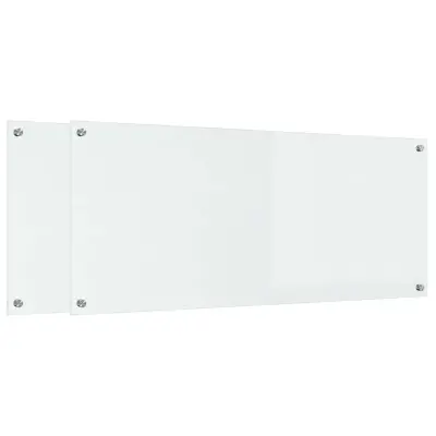 vidaXL Zaščita za kuhinjo 2 pcs Transparentno 120 x 50 cm