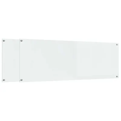 vidaXL Zaščita za kuhinjo 2 pcs Transparentno 120 x 40 cm