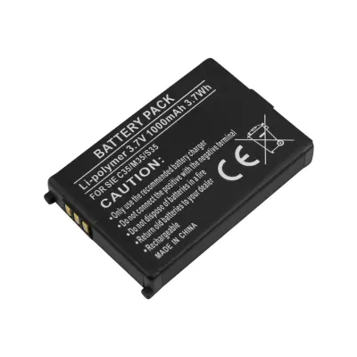 Baterija za telefon Siemens C35 / M35 Li-Polymer 3,7 V 1000 mAh, Črna