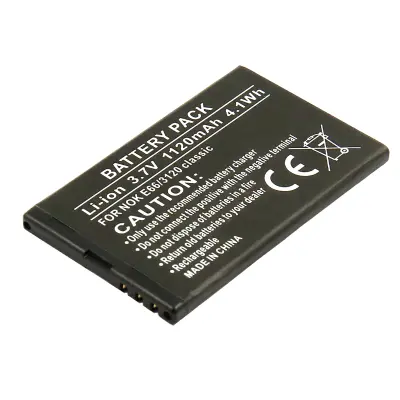 Nadomestna baterija za Nokia E66 / 3120 classic Li-ion 3.7V 120mAh, Črna