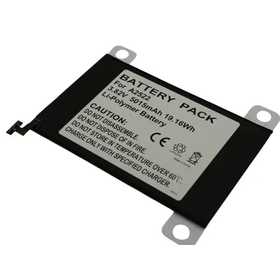Nadomestna baterija A2522 za iPad mini 6 Li-Polymer 3,82V 5015mAh 19,2Wh, Črna