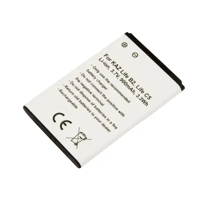 Baterija za telefon Kazam Life B2 C5 Li-ion 3,7 V 900 mAh 3,3 Wh, Bela