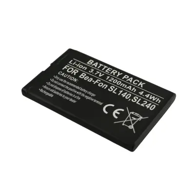 Nadomestna baterija za Bea-Fon SL140 / SL240 3,7V 1200mAh Li-ion, Črna