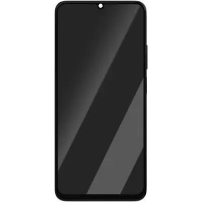Realme, Zaslon za Realme Note 60 LCD + steklo na dotik + originalni okvir, Črna
