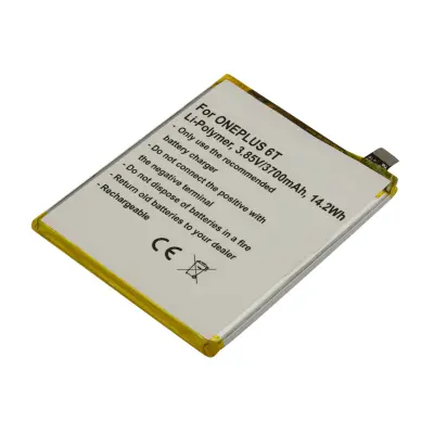 Baterija za Li-Polymer 3.85V 3700mAh IC integrirani čip OnePlus 6T, Siva