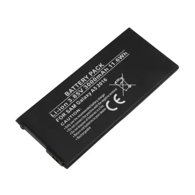 Baterija za Samsung Galaxy A5 2016 Li-ion 3,85V 3000mAh 11.6Wh, Črna