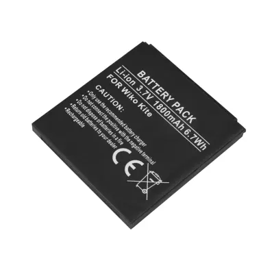Baterija za zamenjavo za pametni telefon Wiko Kite Li-ion 3.7V 1800mAh 6.7Wh, Črna