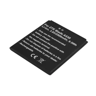 Baterija za pametni telefon ZTE Blade A530 3.8V 2500mAh Li-ion, Črna