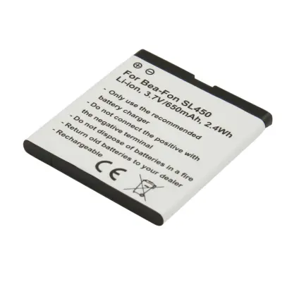 Nadomestna baterija za Bea-Fon SL450 / SL560 3,7V 650mAh Li-ion, Bela