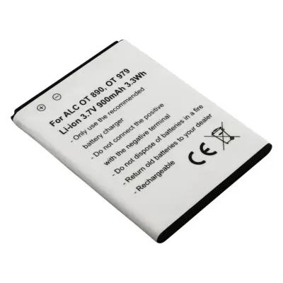 Nadomestna baterija za Alcatel OT 890 OT 979 3,7V 900mAh Li-ion, Bela