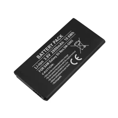 Baterija za pametni telefon Samsung Galaxy S5 Neo Li-ion 3.8V 2800mAh 10.6Wh, Črna