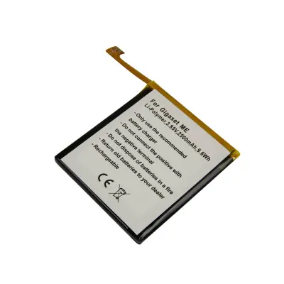 Baterija za pametni telefon Gigaset ME Li-Polimer 3,85 V 2500 mAh 9,6 Wh, Črna / Srebrna