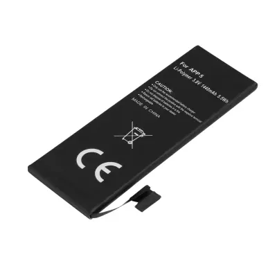 Baterija za iPhone 5 Li-Polymer 3.8V 1440mAh 5.5Wh, Črna