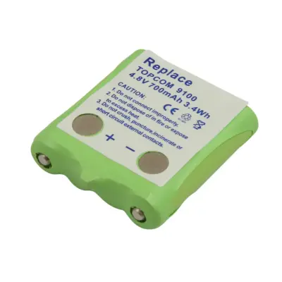 Zamenjavna baterija za Topcom 9100 4,8V 700mAh NiMH NiMH, Zelena