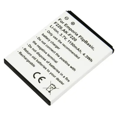 Baterija za Emporia FlipBasic F220 Li-ion AK-F220 3,7V 1150mAh 4,3Wh,