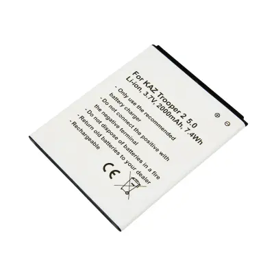 Baterija Kazam Trooper 2 5.0 Li-ion 3.7V 1000mAh 7,4 Wh, Bela