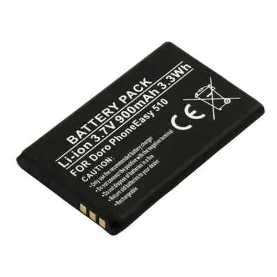 Nadomestna baterija za Doro PhoneEasy 510 Li-ion 3,7V 900mAh 3,3Wh,