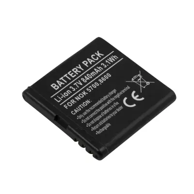 Nadomestna baterija za Nokia 5700 / 8600 Li-ion 3.7V 840mAh 3.1Wh,