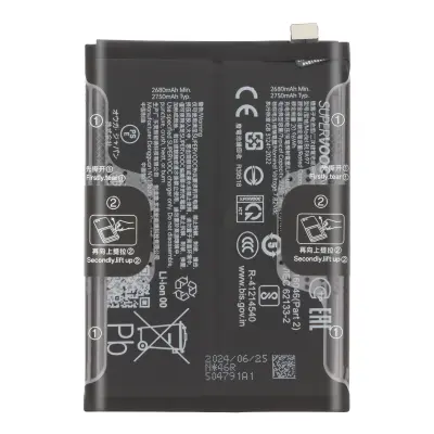 Oneplus, Notranja baterija za OnePlus Nord 4 5500mAh original BLPA97, Črna