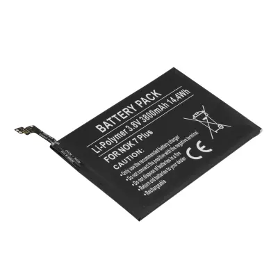 Baterija za Nokia 7 Plus Li-Polymer 3.8V 3800mAh 14.4Wh, Črna